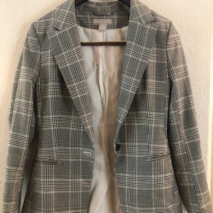 H&M Plaid Blazer, Size 4